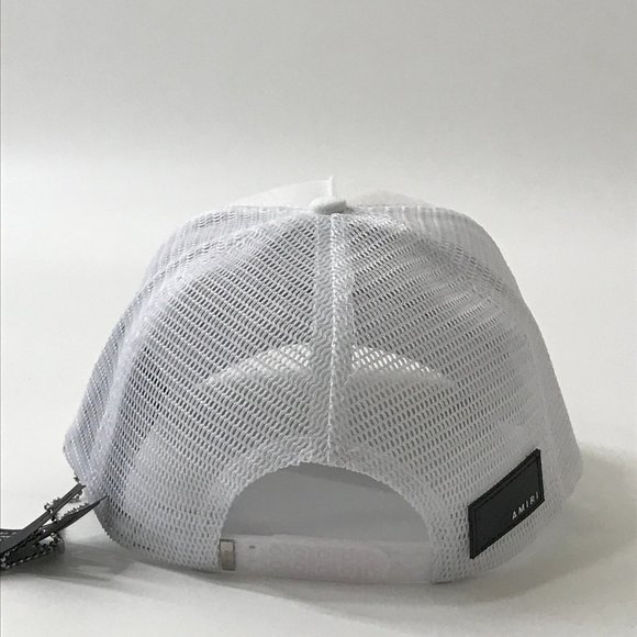 White AMIRI Hat Multicolor Letter main image 5